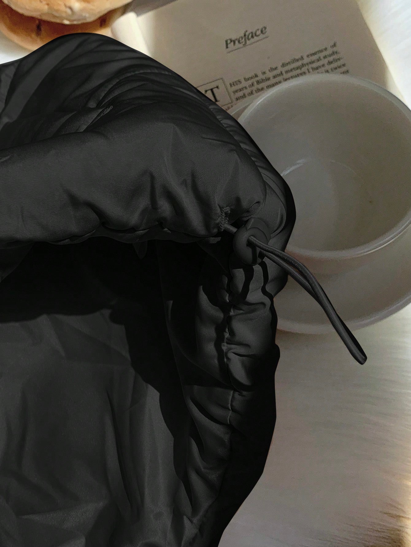 Winter Zip Up Double Face Snap Button Corduroy Drawstring Vest Coat