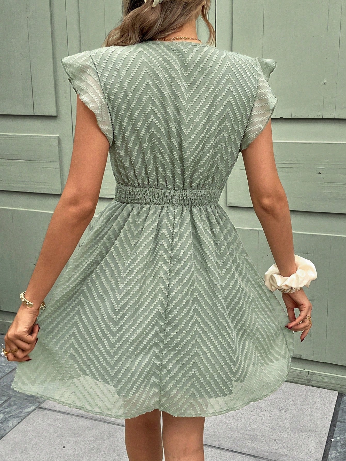 Lace Paneling Belted V-Neck A-Line Dress,Graduation White Dress,Grad Dress,Dresses Graduation,Bridal Shower Dress,Wedding Reception Dress,Women's Bridgerton V-Neck Lace Patchwork Elegant Summer Dress,Summer Dresses For Women Vacation Casual