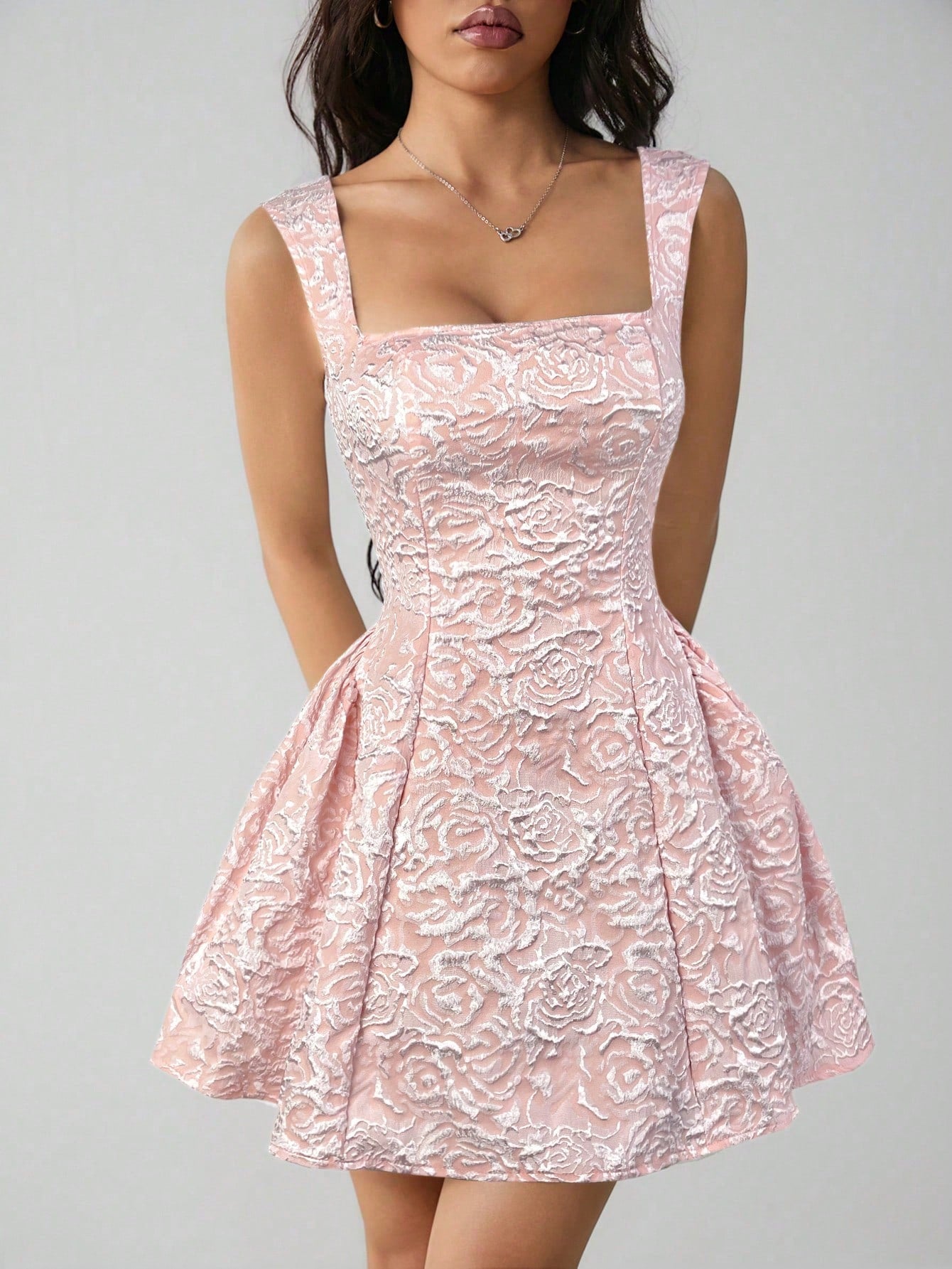 Women's Sleeveless Solid Color White Summer Midi Dress, Simple & Casual For Everyday Wear,Rave Outfits Festival,Summer Dresses For Women,White Dresses For Women
